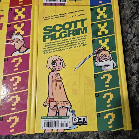Scott Pilgrim Color Hardcover Set Volumes 1-4 – Bryan Lee O’Malley – Oni Press - Picture 10 of 15